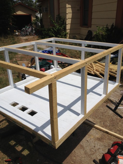 Reworked frame painted