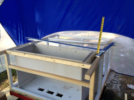 cart with hot box built in